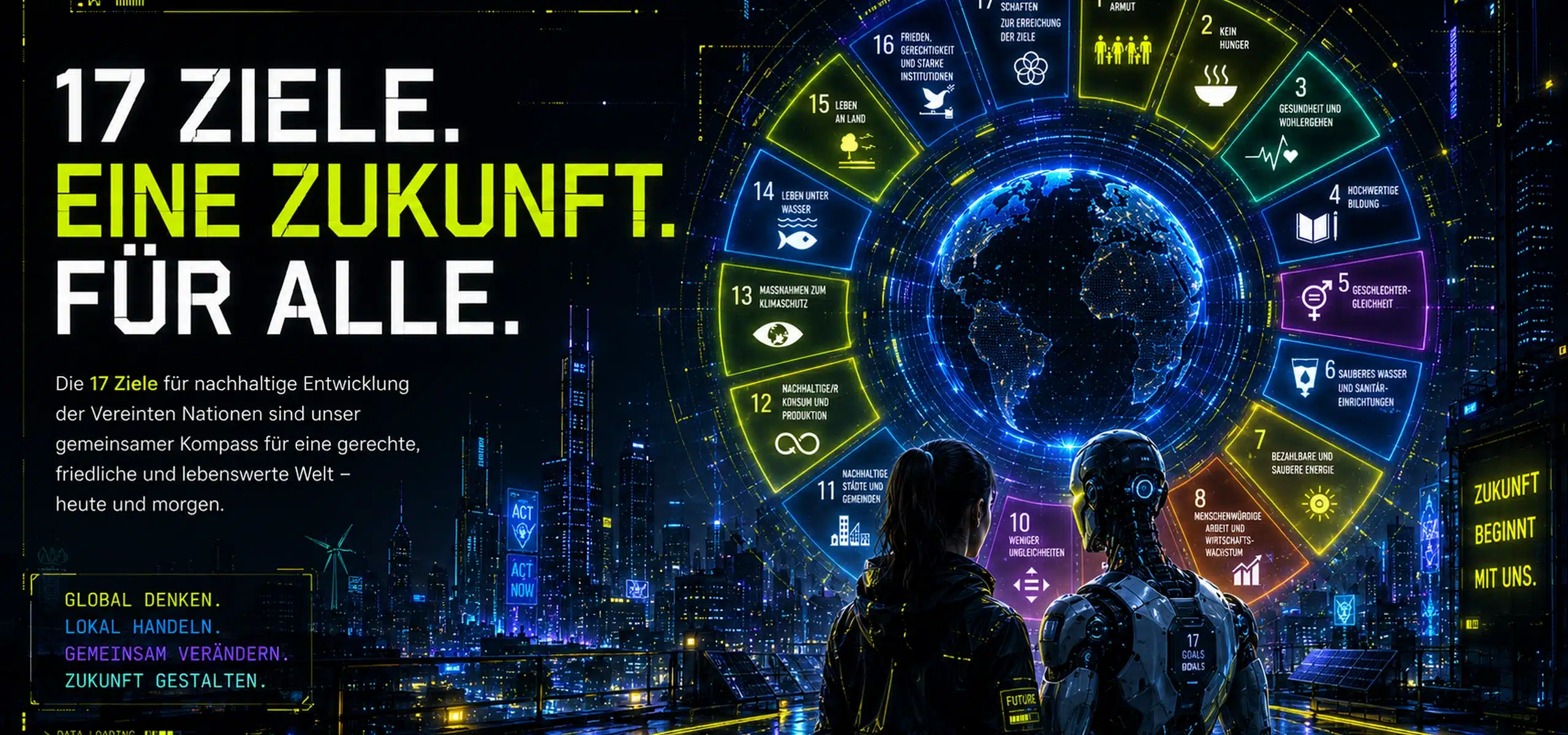 17 Ziele f&uuml;r nachhaltige Entwicklung &ndash; eine Zukunft f&uuml;r alle